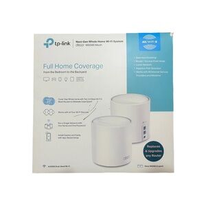 TP-LINK Deco W6000 AX3000 Full Home Mesh Wi-Fi 6 System - White